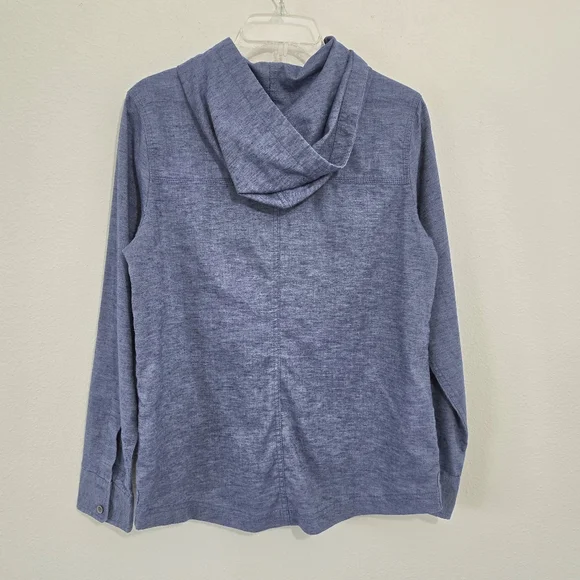 Prana Shelton Hemp Hooded Hoodie Top Women's Small - Picture 3 of 6